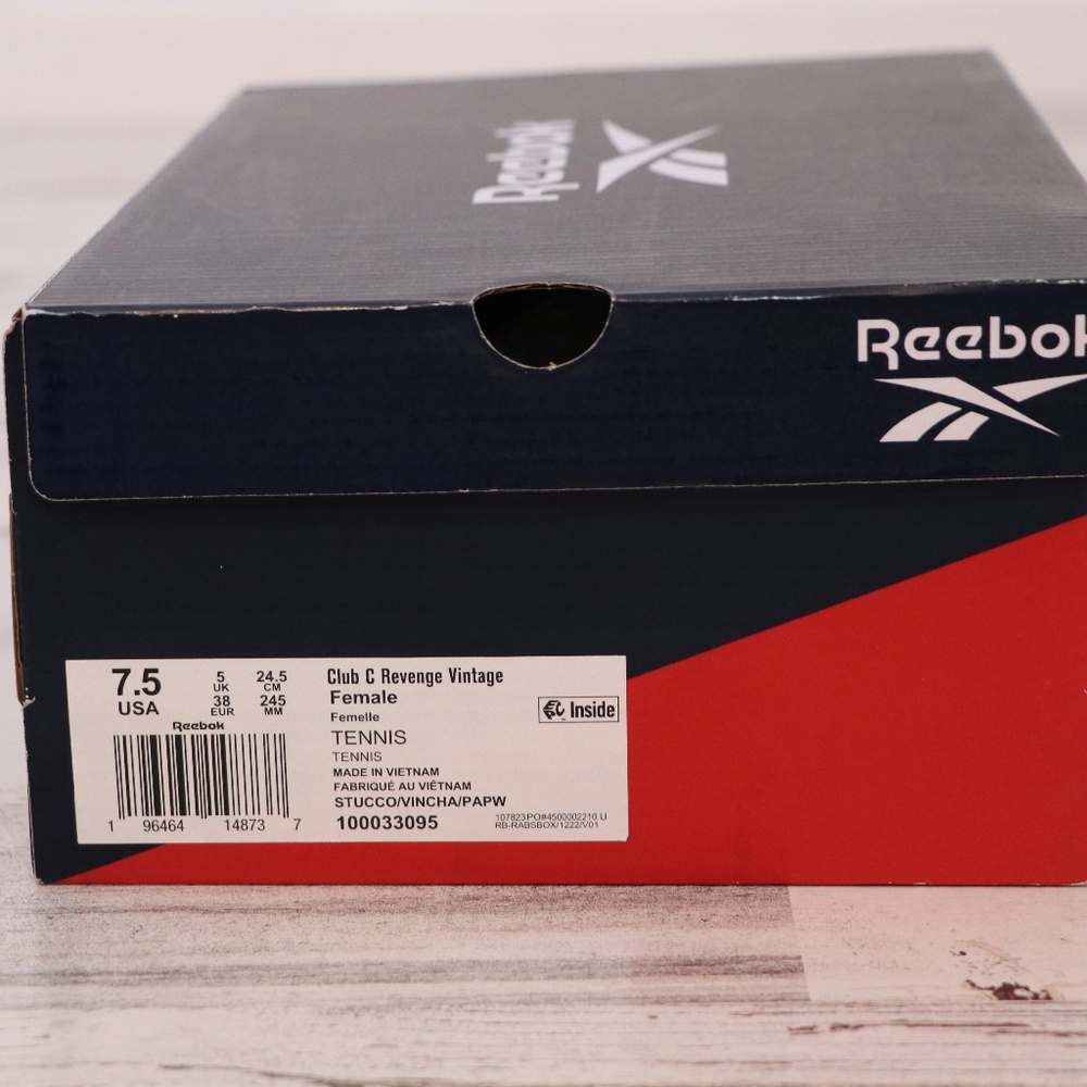 Reebok Women's Club C Revenge Sneaker, Stucco/Vintage Chalk/Paperwhite, 7.5 - Picture 10 of 10